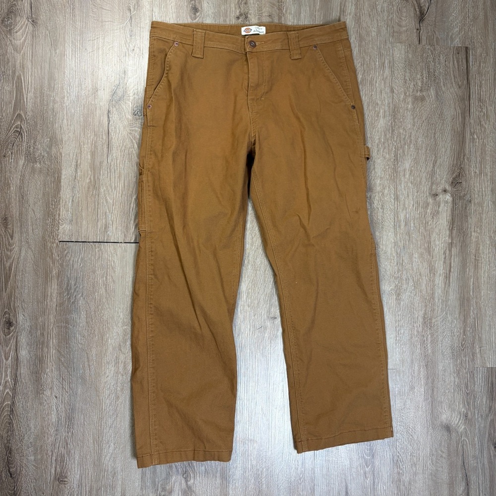 Dickies Women's Duck Carpenter Pant FD2700RBD Sioze 8R Regular Brown